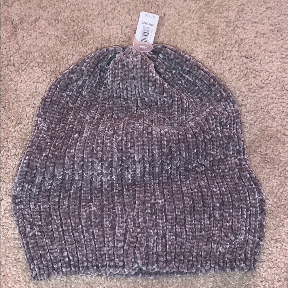 Gray beanie